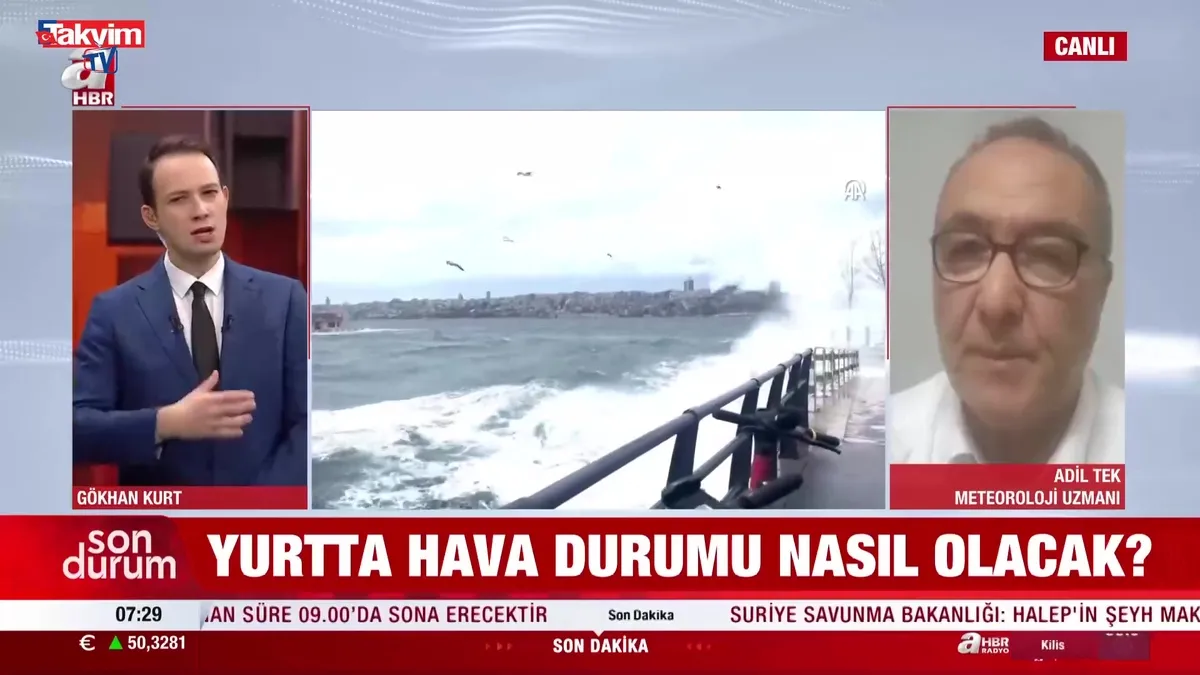 Meteoroloji'den 29 il için sarı kodlu uyarı