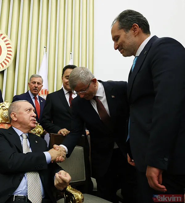 TBMM'de renkli anlar! Önce açılış sonra resepsiyon... Başkan Erdoğan'dan "biriz beraberiz" mesajı: Tek tek tokalaştı - 21