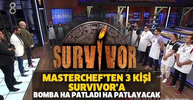 Masterchef’ten Survivor tam 3 bomba yarışmacı yolcu! Acun Ilıcalı’nın TV 8 bombası ha patladı ha patlayacak eli kulağında...