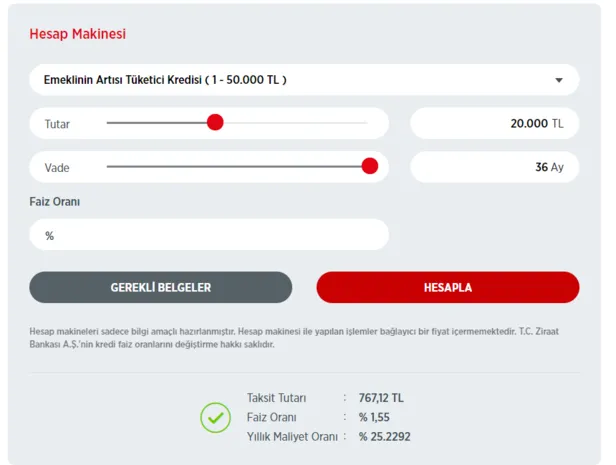 20.000 TL çeken 767,12 TL geri ödeyecek! Ziraat Bankası sadece SSK ve Bağkur emeklilerine hemen veriyor!-2
