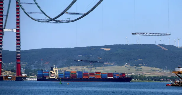 SON DAKİKA: 1915 Çanakkale Köprüsü'nde ilk tabliye bloku yerleştirildi