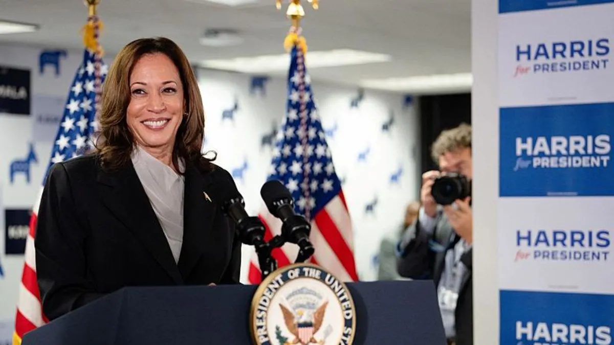 Kamala Harris'ten bağış rekoru! 24 saatte 81 milyon dolar topladı