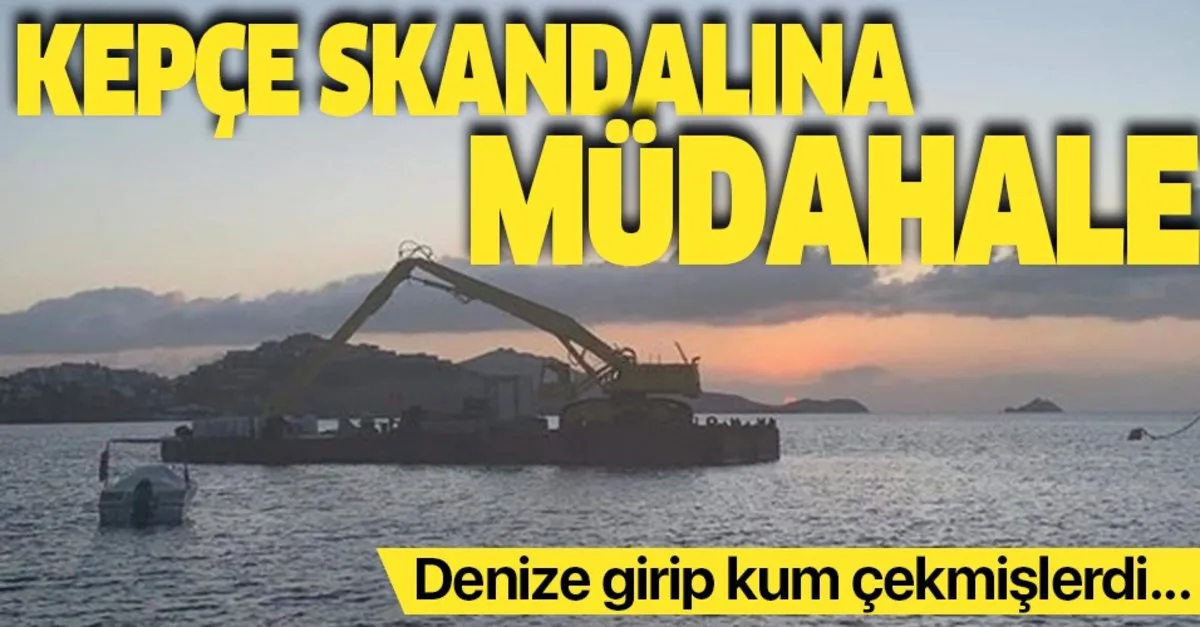 Bodrum Daki Kepce Skandalina Mudahale Denizden Kum Cikarmisti Takvim