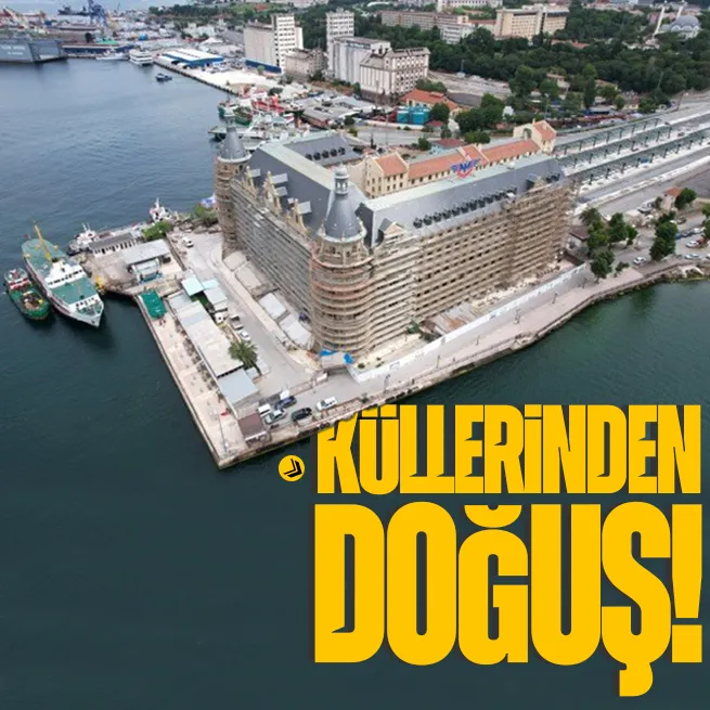Yangında büyük hasar gören Haydarpaşa Garı küllerinden doğdu! İşte İstanbul’un simgelerinden Haydarpaşa Garı’nın son hali
