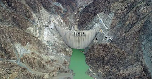 Yusufeli Barajı’nda su yüksekliği 41 metreye ulaştı