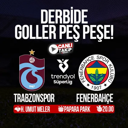 Trabzonspor - Fenerbahçe | SÜPER LİG MAÇI CANLI