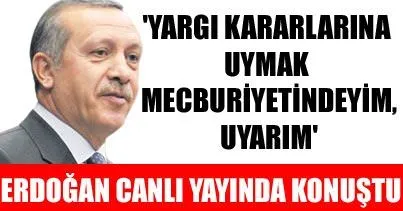 Başbakan canlı yayında konuştu