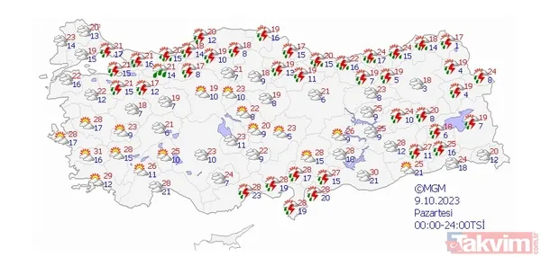 HAVA DURUMU | Yeni haftaya kritik uyarı! Sağanak yağış yurda geri dönüyor: Mecbur kalmadıkça trafiğe çıkmayın! Bugün hava nasıl olacak? - 5