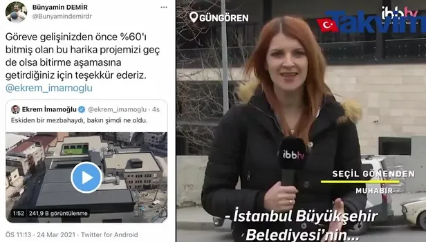 Ekrem İmamoğlu AK Parti döneminde bitme aşamasına gelen projeleri kendisi başlatmış gibi pazarlıyor