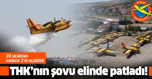 THK'nın şovu elinde patladı! 20 uçaktan sadece 2 uçak havalandı