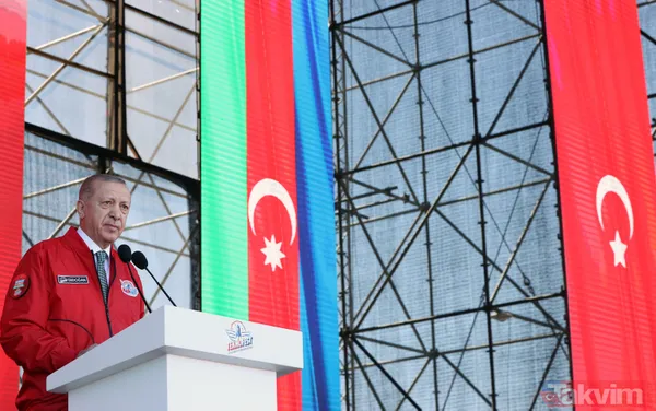 Azerbaycan'ın başkenti Bakü'de TEKNOFEST heyecanı! Gökyüzüne ay-yıldız çizildi - 45