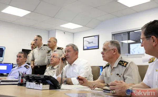 Bakan Akar "Pençe Harekatı"nı böyle yönetti - 9