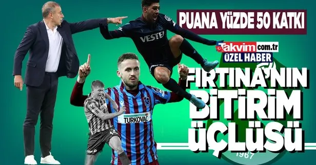 Son dakika Trabzonspor haberleri... Fırtına’nın bitirim üçlüsü: Edin Visca, Anastasios Bakasetas ve Andreas Cornelius!