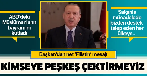Son dakika: Başkan Erdoğan'dan ABD'deki Müslümanlara Ramazan Bayramı mesajı