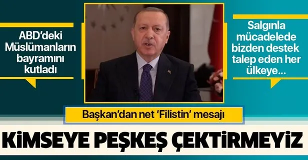 Son dakika: Başkan Erdoğan’dan ABD’deki Müslümanlara Ramazan Bayramı mesajı