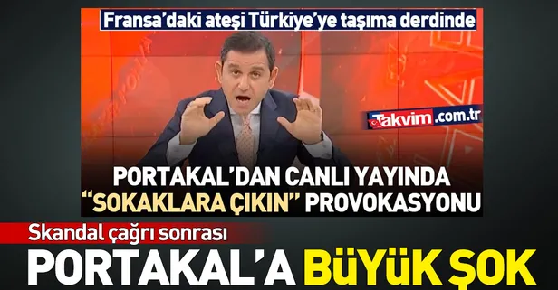 Son dakika: Skandal eylem çağrısının ardından Fatih Portakal'a büyük şok!