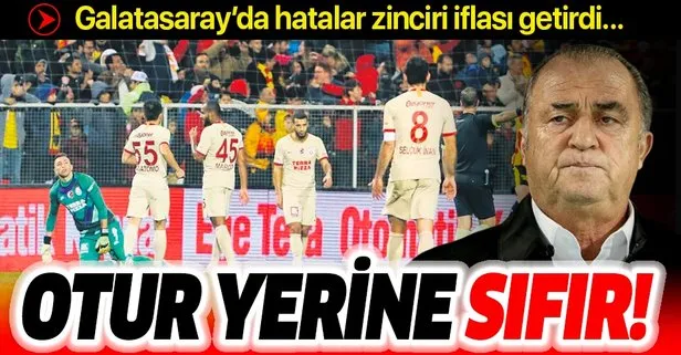 Galatasaray’da hatalar zinciri iflası getirdi!