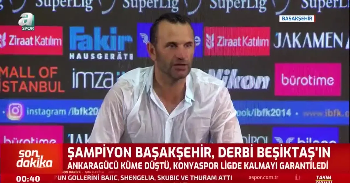 Başakşehir teknik direktörü Okan Buruk'tan şampiyonluk ve Avrupa mesajı!