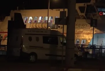 İDO vapuru tuvalet kısmında sır ölüm!