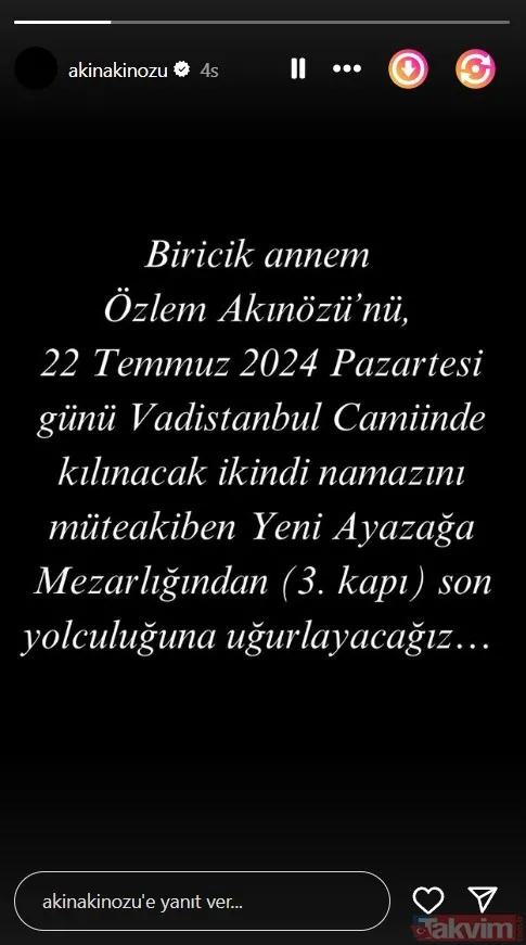 Akın Akınözü annesinin tabutu başında ağladı! Cenazede Tamer Karadağlı ve Hande Erçel yalnız bırakmadı! İşte duygu dolu o anlar - 4