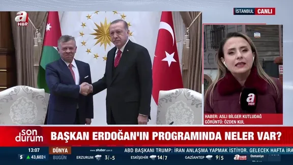 Başkan Erdoğan Ürdün kralını kabul edecek