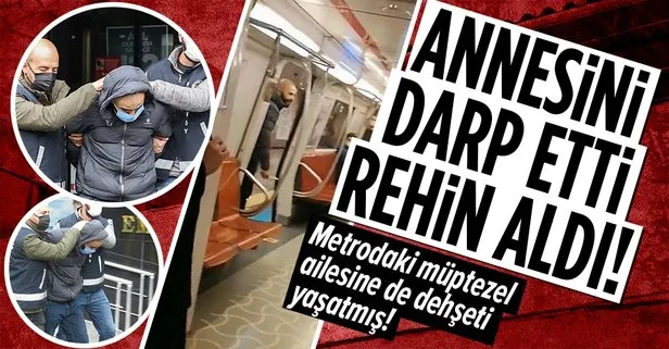 Metrodaki ekmek bıçaklı saldırgan Emrah Yılmaz annesini bile rehin almış! Davanızı geri çekmezseniz...