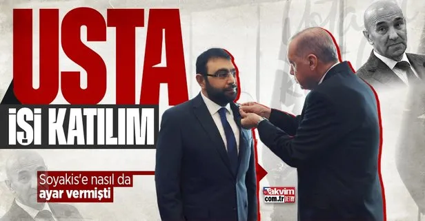 Rozeti Başkan Erdoğan taktı! Osmanlı'ya saldıran Tunç Soyer'e haddini bildiren Emre Ustaosmanoğlu AK Parti'ye katıldı