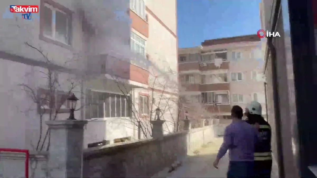 Çorlu'da yangın! | Son dakika videolu haberler