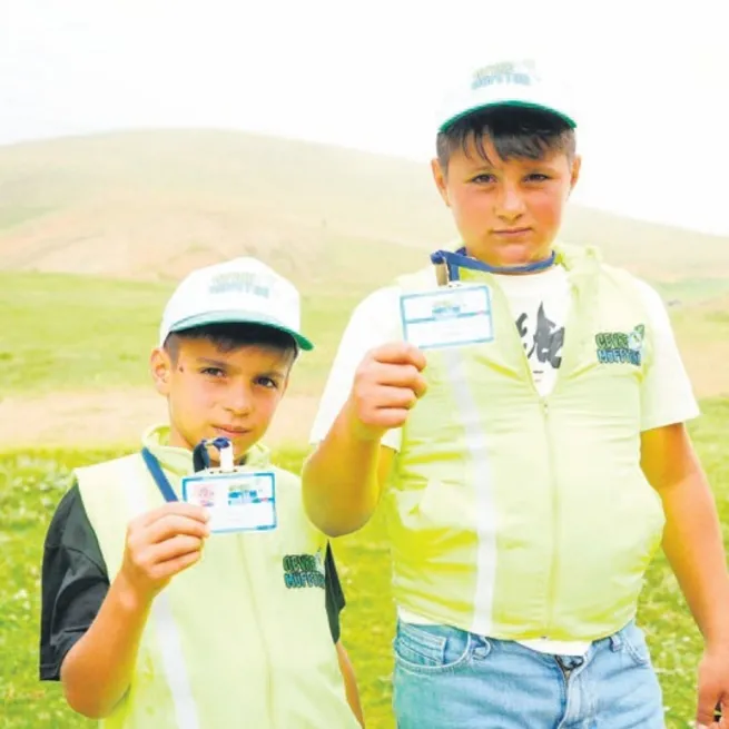 Bakanın en minik çevre müfettişleri! Taşköprü Yaylası’nda temizlik seferberliği