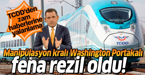 Fatih Portakal ve CHP yandaşı medyanın YHT yalanı çabuk patladı! TCDD'den YHT haberlerine yalanlama!