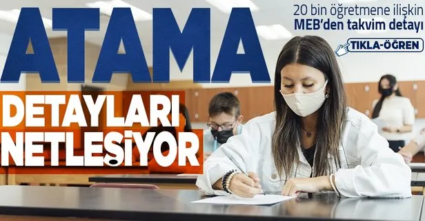 Başkan Recep Tayyip Erdoğan’ın müjdesini verdiği 20 bin öğretmen ataması ne zaman olacak? MEB detayları aktardı