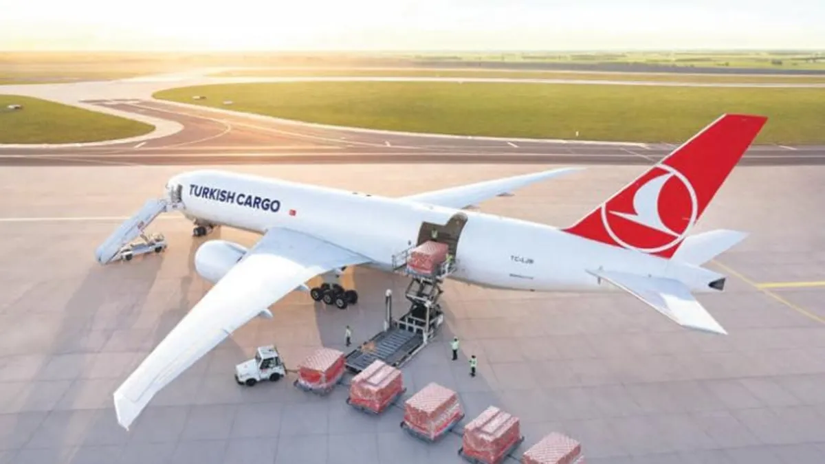 Her 20 hava kargodan biri Turkish Cargo'nun