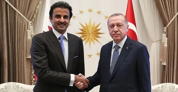 Başkan Erdoğan ile Katar Emiri Al Sani arasında telefon görüşmesi: Helikopter kazası için karşılıklı taziye