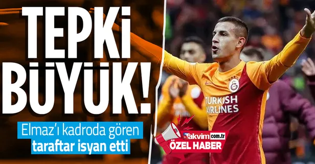 Galatasaray Bartuğ Elmaz'ı Antalya kamp kadrosuna alınca taraftar tepki gösterdi