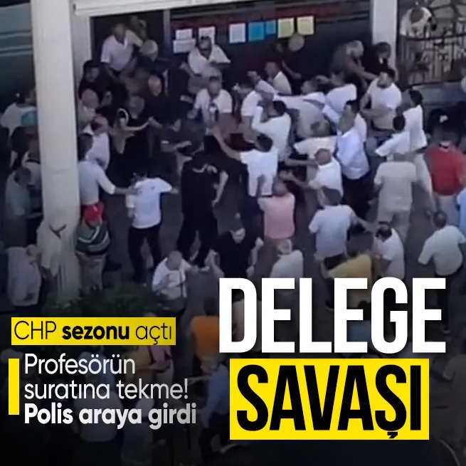 CHP Atakum delege seçimlerinde kavga çıktı! Kavgayı polis ayırdı