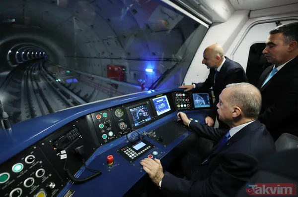 Başkan Erdoğan vatman koltuğuna geçti! AKM-Gar-Kızılay Metro Hattı hizmete alındı - 32