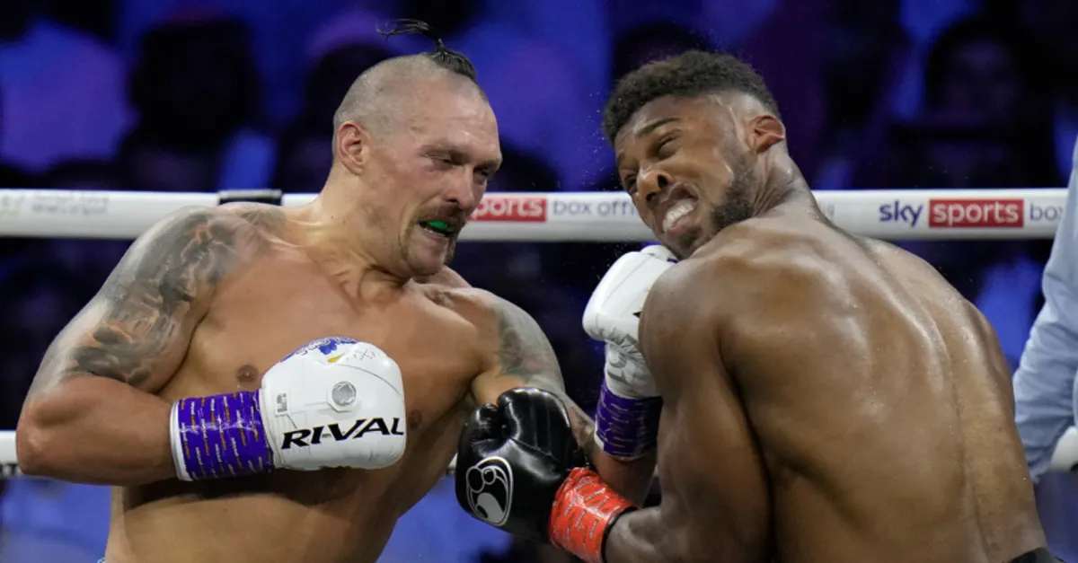 Anthony Joshua-Oleksandr Usyk maçı nefes kesti! Milyonlar bu maçı izledi