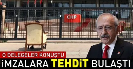 CHP'de imzasını geri çeken delegeler konuştu: Tehdit edildik