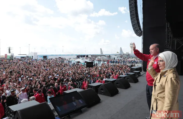 Cumhurbaşkanı Recep Tayyip Erdoğan TEKNOFEST'i ziyaret etti - 24