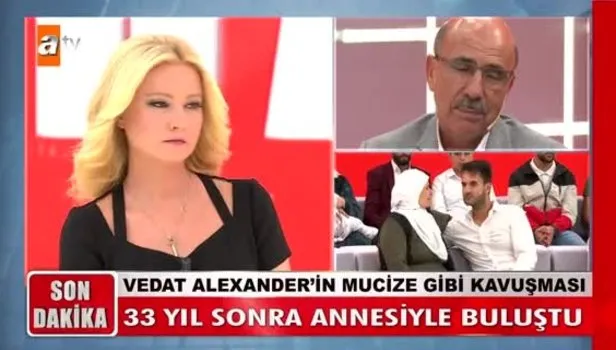 Müge Anlı'da gözyaşlarına boğan mucize kavuşma! Vedat Alexander Şen 33 yıllık aile özlemi son buldu!