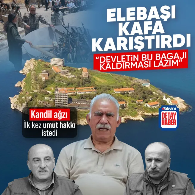 PKK elebaşı Abdullah Öcalan kafa karıştırdı... Kandil ağzıyla umut hakkı çıkışı: Devletin bu bagajı kaldırması lazım