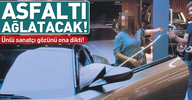 Hülya Avşar lüks otomobili test etti