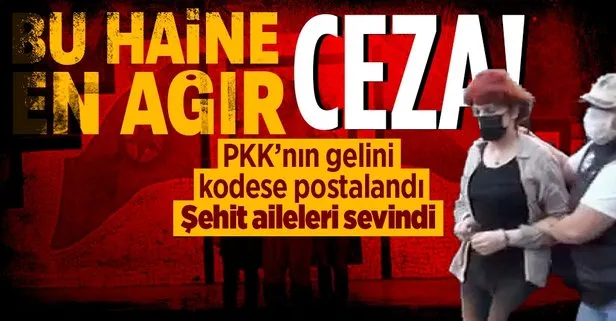 PKK’nın gelini HDP’li Semra Güzel’in cezaevine gönderilmesi şehit ailelerini sevindirdi: En ağır ceza verilsin