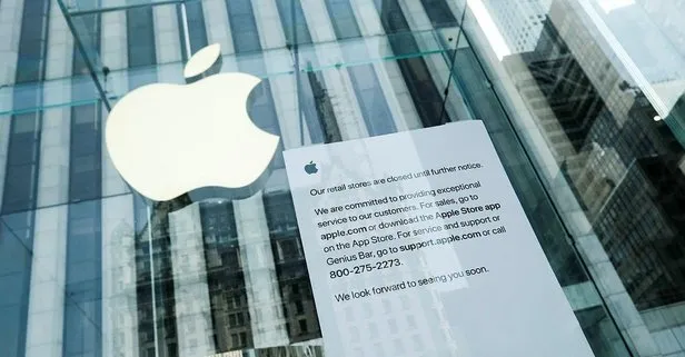 Son dakika: ABD’li teknoloji devi Apple mağazalarını süresiz kapattı