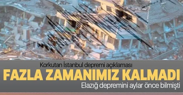 Elazığ depremini aylar önce bilmişti! Prof. Dr. Naci Görür’den korkutan İstanbul açıklaması: Fazla zamanımız yok