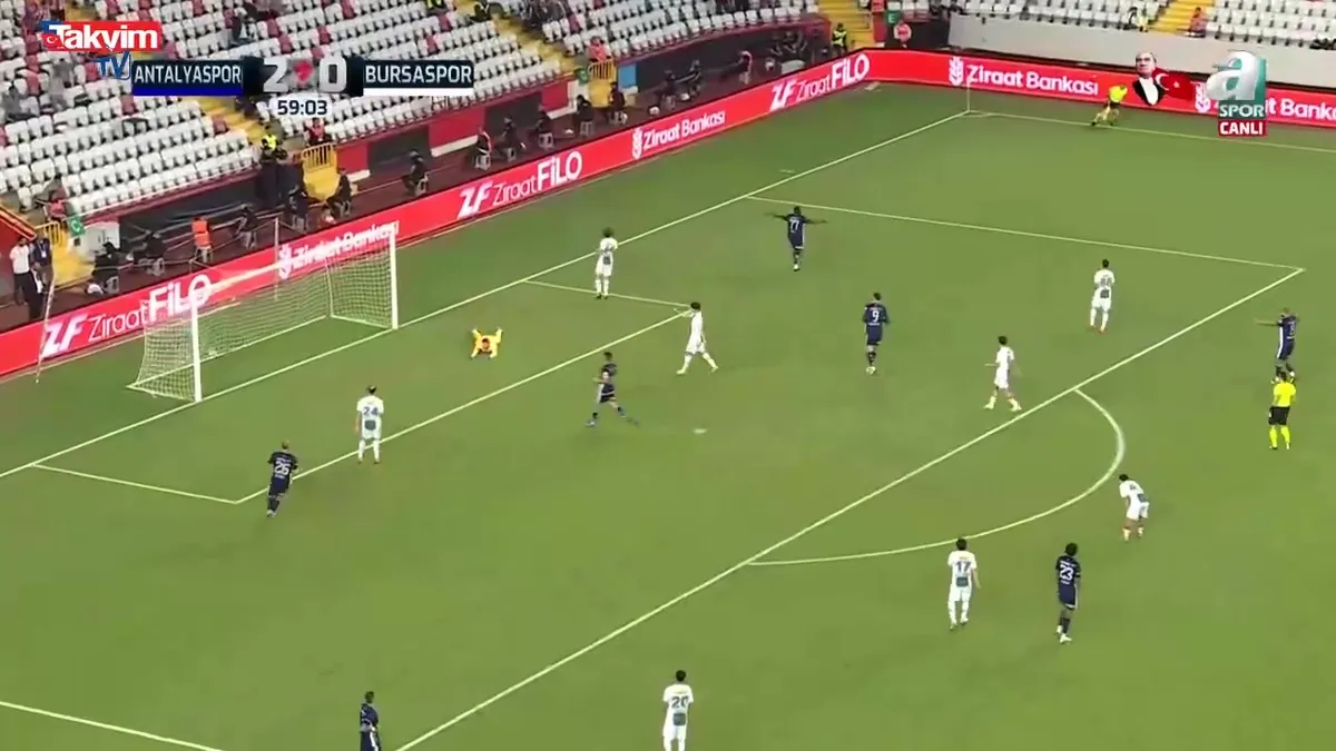 GOL: Antalyaspor- 3 0 - Bursaspor | Yohan Boli