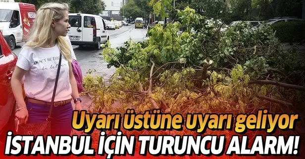 Son dakika: Meteoroloji’den İstanbul için ’turuncu’ alarm! Fırtına kapıda