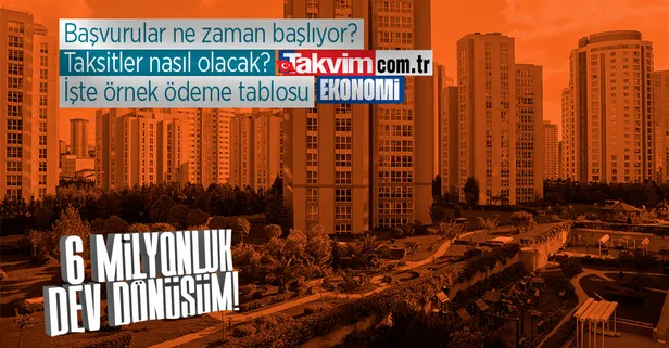 Kentsel dönüşümde beş adımlı dev proje! En geç 2 yıl içinde tamamlanacak