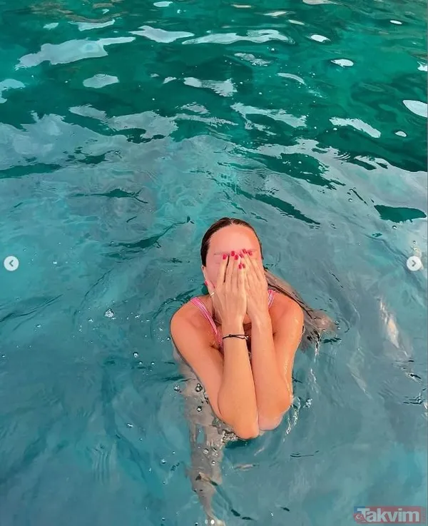 45’lik Ebru Şallı’nın mayolu paylaşımı olay oldu - 11