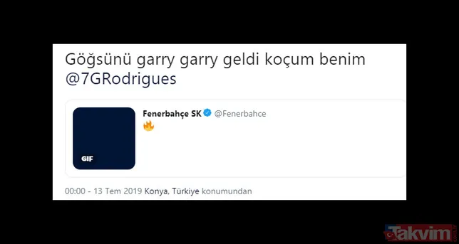 Galatasaray taraftarı Fenerbahçe'nin Garry Rodrigues transferi sonrası çıldırdı